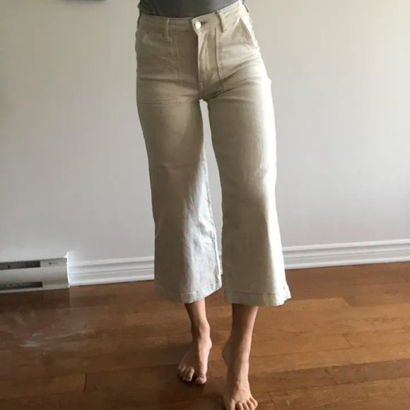 Beige flared jeans - Picture 2 of 8